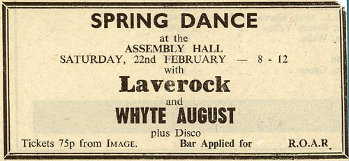 Warminster Journal ad for WA at Assembly Hall